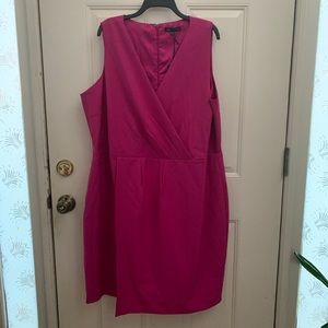 Pink plus size dress